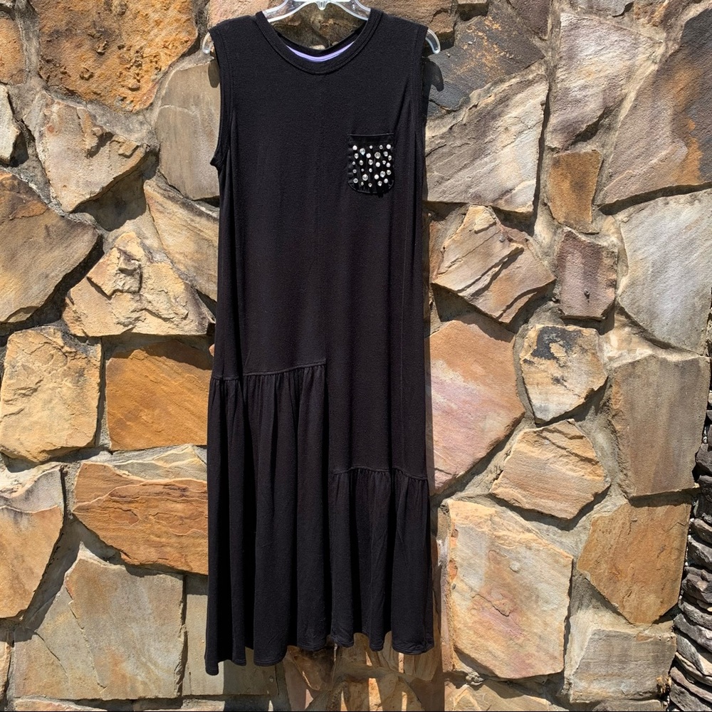 VIOLET WEEKEND Black Dress Sz XL